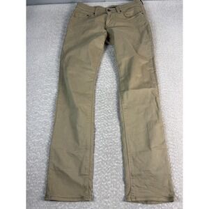 Mavi Marcus Jeans Mens 33x34 Beige Slim Straight Stretch Denim Pants Turkey